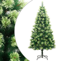 vidaXL Sapin de Noël artificiel à charnières avec support 240 cm 356740