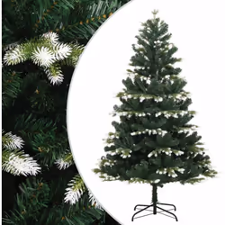 Ce bel arbre de Noël artificiel à charnières est très réaliste par sa forme et son apparence et est destiné à créer l’ambianc ...
