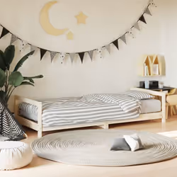 Vos enfants vont rêver un beau rêve avec ce cadre de lit en bois pour enfants. Doté d'un design élégant et intemporel, c'est  ...