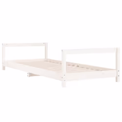 VidaXL 834391 Lit pour enfant Blanc Bois