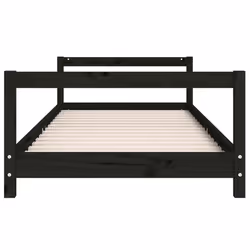 VidaXL 834395 Lit pour enfant Noir Bois - Vue supplémentaire 4