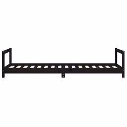 VidaXL 834395 Lit pour enfant Noir Bois - Vue supplémentaire 5