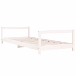 VidaXL 834403 Lit pour enfant Blanc Bois