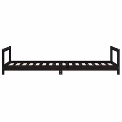 VidaXL 834404 Lit pour enfant Noir Bois - Vue supplémentaire 5