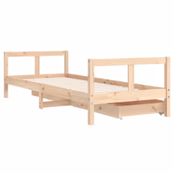 VidaXL 834405 Lit pour enfant Bois - Vue supplémentaire 7