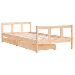 VidaXL 834408 Lit pour enfant Bois