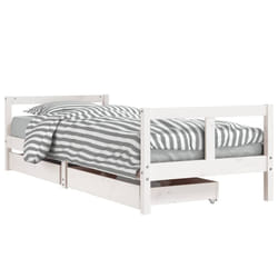 VidaXL 834409 Lit pour enfant Blanc Bois