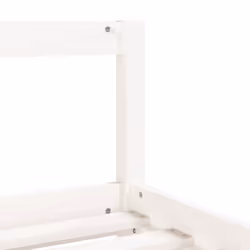 VidaXL 834409 Lit pour enfant Blanc Bois - Vue supplémentaire 8