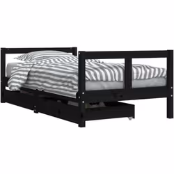 VidaXL 834416, Noir, Bois, 80 x 160 mm, 1 pièce(s)