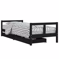 VidaXL 834419, Noir, Bois, 90 x 190 mm, 1 pièce(s)