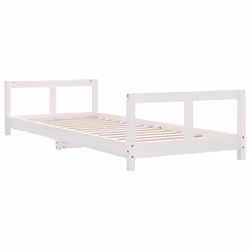 VidaXL 834421 Lit pour enfant Blanc Bois