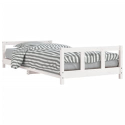 VidaXL 834424 Lit pour enfant Blanc Bois