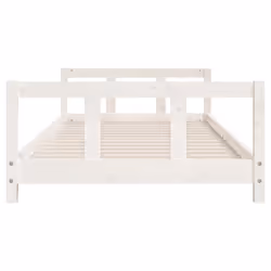 VidaXL 834424 Lit pour enfant Blanc Bois - Vue supplémentaire 4