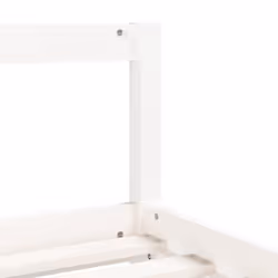 VidaXL 834424 Lit pour enfant Blanc Bois - Vue supplémentaire 6