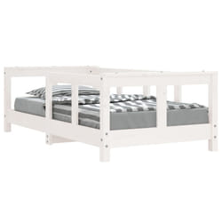 VidaXL 834427 Lit pour enfant Blanc Bois