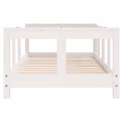 VidaXL 834427 Lit pour enfant Blanc Bois - Vue supplémentaire 4