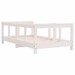 VidaXL 834427 Lit pour enfant Blanc Bois - Vue supplémentaire 6