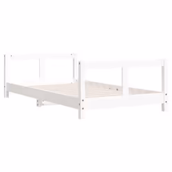 VidaXL 834430 Lit pour enfant Blanc Bois