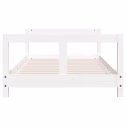 VidaXL 834430 Lit pour enfant Blanc Bois - Vue supplémentaire 4