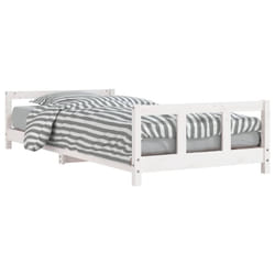 VidaXL 834433 Lit pour enfant Blanc Bois