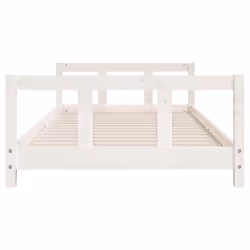VidaXL 834433 Lit pour enfant Blanc Bois - Vue supplémentaire 4