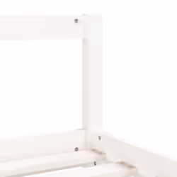 VidaXL 834433 Lit pour enfant Blanc Bois - Vue supplémentaire 6