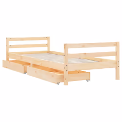 VidaXL 834435 Lit pour enfant Bois - Vue supplémentaire 4