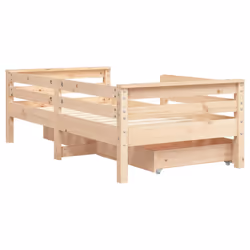 VidaXL 834441 Lit pour enfant Bois - Vue supplémentaire 7