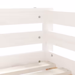 VidaXL 834442 Lit pour enfant Blanc Bois - Vue supplémentaire 8