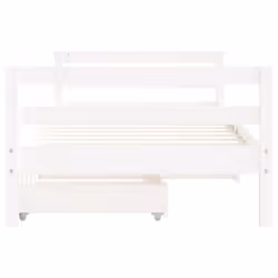 VidaXL 834445 Lit pour enfant Blanc Bois - Vue supplémentaire 5
