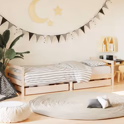 VidaXL 834447 Lit pour enfant Bois
