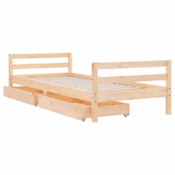 VidaXL 834447 Lit pour enfant Bois - Vue supplémentaire 4