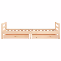 VidaXL 834447 Lit pour enfant Bois - Vue supplémentaire 6