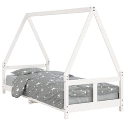 VidaXL 834451 Lit pour enfant Blanc Bois