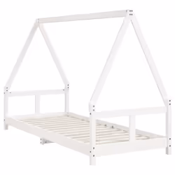 VidaXL 834451 Lit pour enfant Blanc Bois