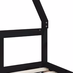 VidaXL 834452 Lit pour enfant Noir Bois - Vue supplémentaire 6