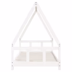 VidaXL 834454 Lit pour enfant Blanc Bois - Vue supplémentaire 4