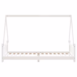 VidaXL 834454 Lit pour enfant Blanc Bois - Vue supplémentaire 5