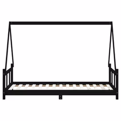 VidaXL 834455 Lit pour enfant Noir Bois - Vue supplémentaire 5