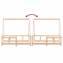 VidaXL 834456 Lit pour enfant Bois - Vue supplémentaire 8