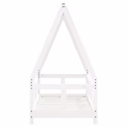 VidaXL 834457 Lit pour enfant Blanc Bois - Vue supplémentaire 4