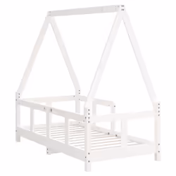 VidaXL 834457 Lit pour enfant Blanc Bois - Vue supplémentaire 6