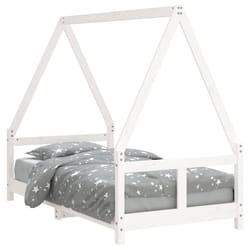 VidaXL 834460 Lit pour enfant Blanc Bois