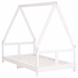 VidaXL 834460 Lit pour enfant Blanc Bois
