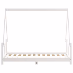 VidaXL 834460 Lit pour enfant Blanc Bois - Vue supplémentaire 5