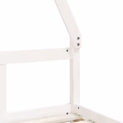 VidaXL 834460 Lit pour enfant Blanc Bois - Vue supplémentaire 7