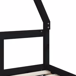 VidaXL 834461 Lit pour enfant Noir Bois - Vue supplémentaire 6