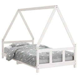 VidaXL 834463 Lit pour enfant Blanc Bois