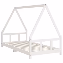 VidaXL 834463 Lit pour enfant Blanc Bois