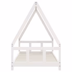 VidaXL 834463 Lit pour enfant Blanc Bois - Vue supplémentaire 4